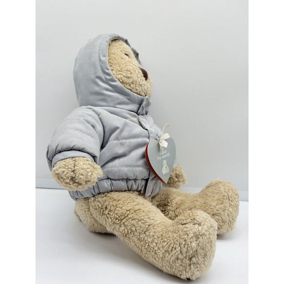 Baby Gap Brannan Baby Bear In Gray Winter Jacket Limited Edition 14” Plush Toy - Picture 14 of 14